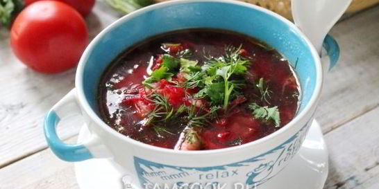 Свекольник с капустой