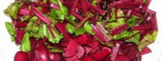 свекольник с листьями свеклы. Шаг 6