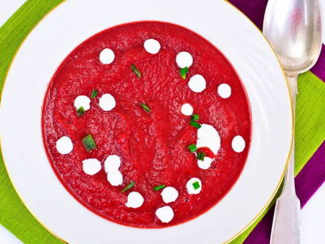 Рецепт свекольника с моцареллой