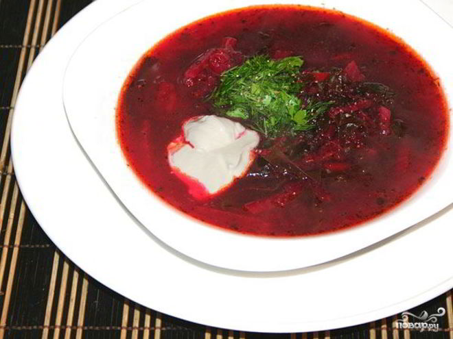 Рецепт свекольника с мясом