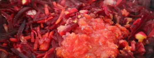 свекольник с цыпленком. Шаг 8