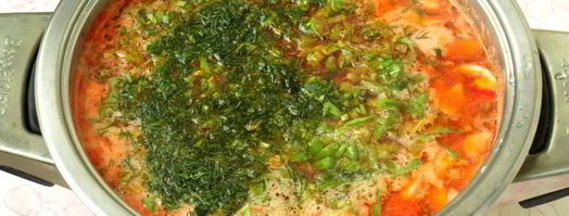 свекольник со щавелем, фасолью и шампиньонами. Шаг 9