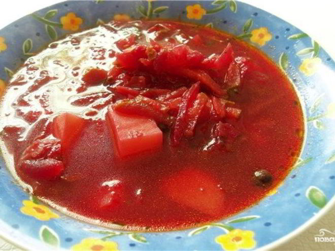 Рецепт свекольного супа