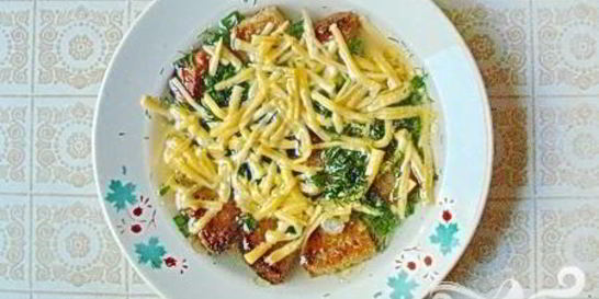 Балтийский сырный суп