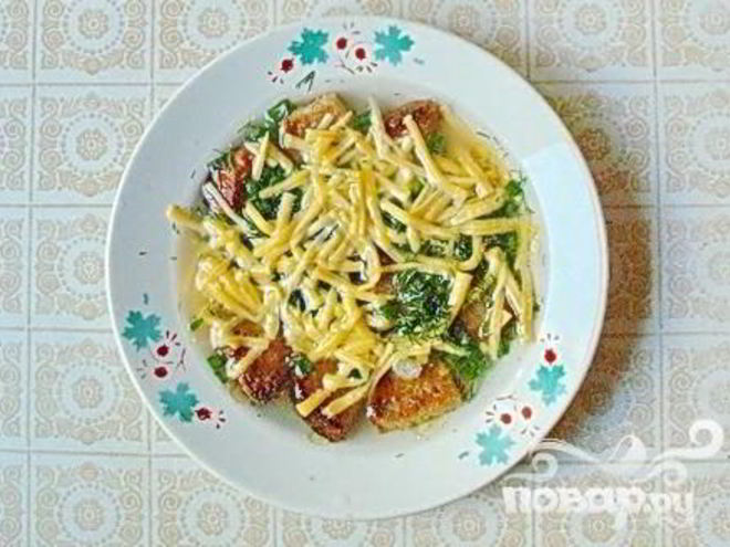 Рецепт балтийского сырного супа