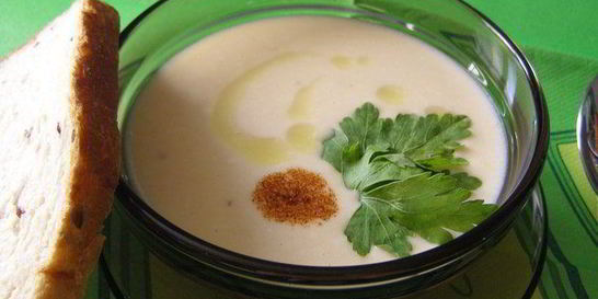 Мягкий сырный суп-пюре