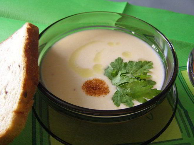 Рецепт мягкого сырного супа-пюре