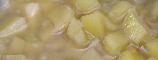 мягкий сырный суп-пюре. Шаг 3