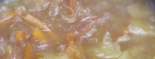 мягкий сырный суп-пюре. Шаг 4