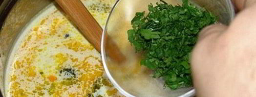 низкокалорийный сырный суп. Шаг 4