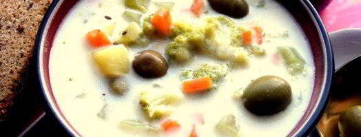 овощной сырный суп. Шаг 10