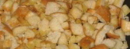 сливочно-сырный суп с чесночными сухариками. Шаг 4