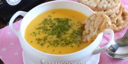 Сырный крем-суп с грудинкой