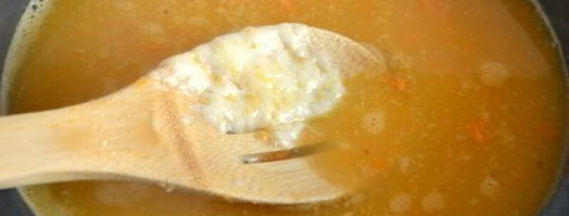 сырный крем-суп с грудинкой. Шаг 9