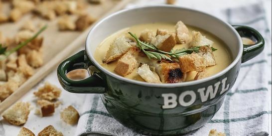 Сырный крем-суп с курицей