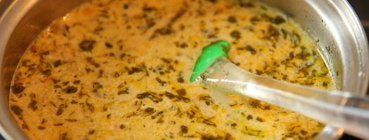 сырный суп на грибном бульоне. Шаг 8