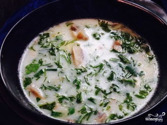Рецепт сырного супа по-французски
