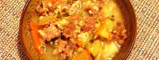 сырный суп с говяжьими ребрами. Шаг 7