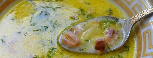 сырный суп с копченой курицей. Шаг 10