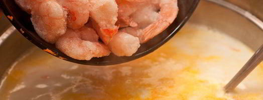 сырный суп с креветками. Шаг 6