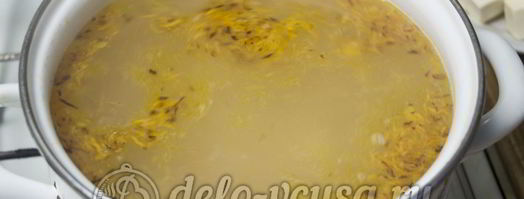 сырный суп с куриным филе. Шаг 9