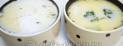 сырный суп с куриным филе. Шаг 11