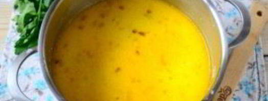 сырный суп с лососем и рисом. Шаг 5