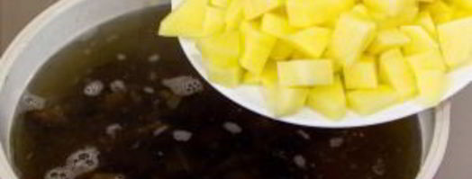 сырный суп с опятами. Шаг 8