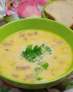 Сырный суп с плавленым сыром