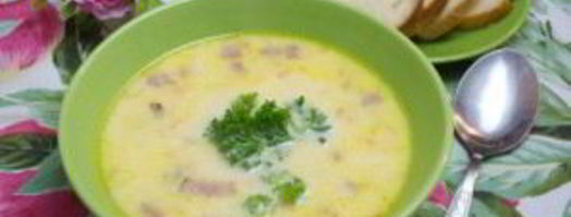 сырный суп с плавленым сыром. Шаг 9