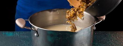 сырный суп с шампиньонами. Шаг 6