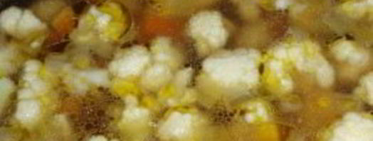 сырный суп со свининой. Шаг 5