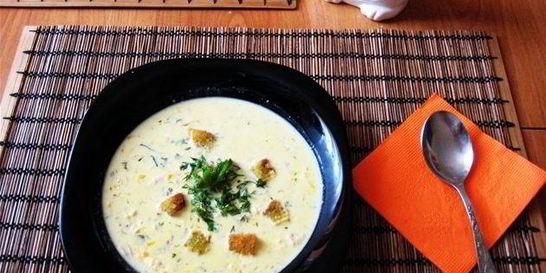 Сырный суп Тануки