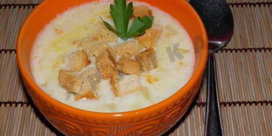 Сырный суп в мультиварке