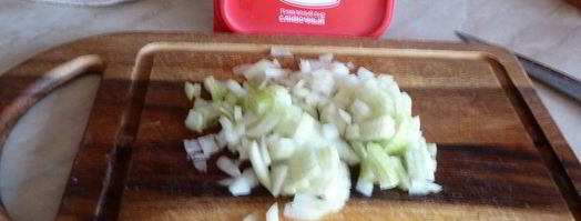 сырный супчик с грибами и гренками. Шаг 3