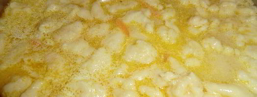 сырный супчик с курочкой и клецками. Шаг 9