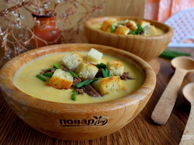 Рецепт сырного супчика