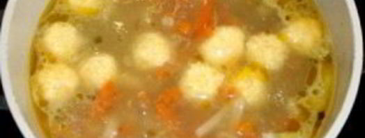 сырные клецки для супа. Шаг 6