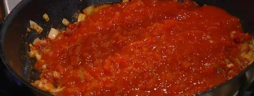 томатный суп с баклажанами и булгуром. Шаг 8