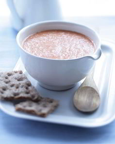 Томатный суп с базиликом