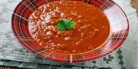 Томатный суп с гречкой