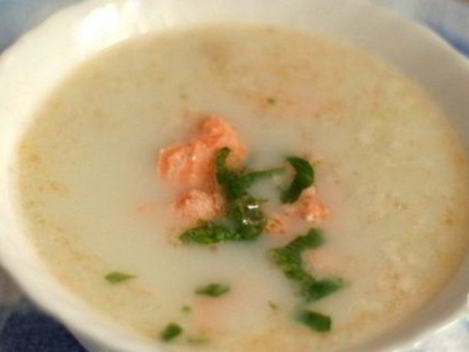 Рецепт финской ухи на молоке