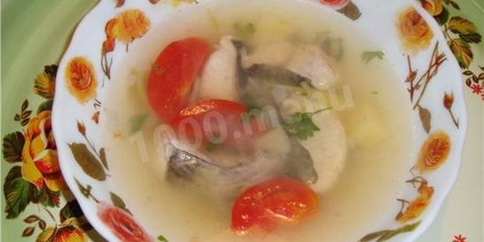 Рыбный суп уха из сома