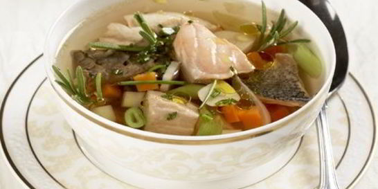 Уха из ершей с корнем сельдерея