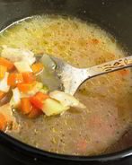 Уха из форели по-питерски