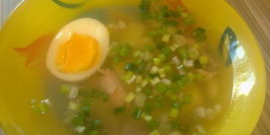 Уха из голов форели