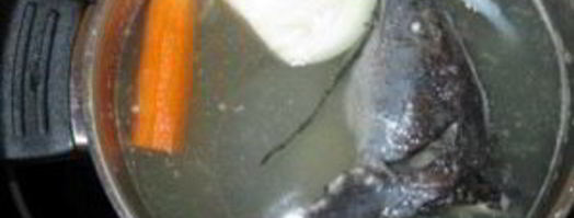 уха из головы осетра. Шаг 6