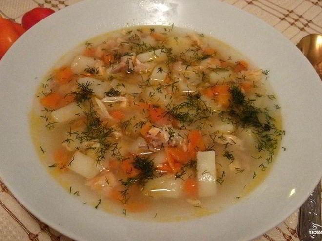 Рецепт ухи из головы семги