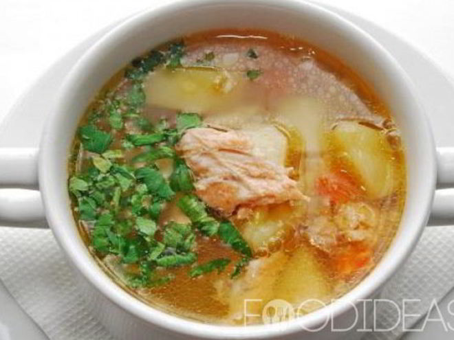 Рецепт ухи из красной рыбы