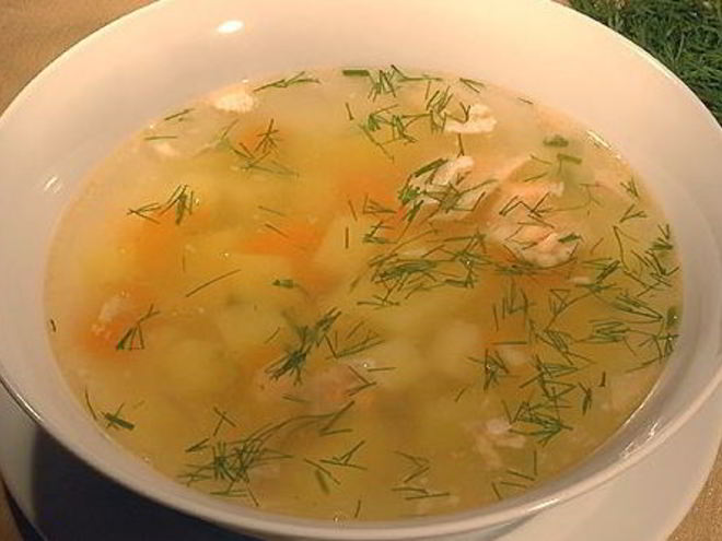 Рецепт ухи из щуки с манной крупой